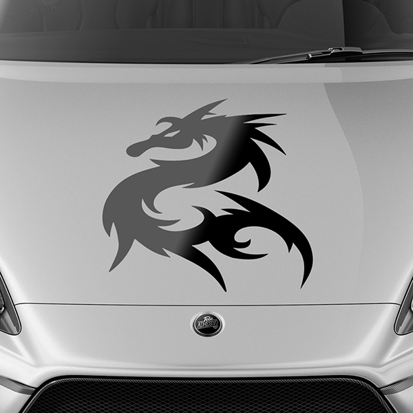 Tribal-Drache Motorhaube 1/1