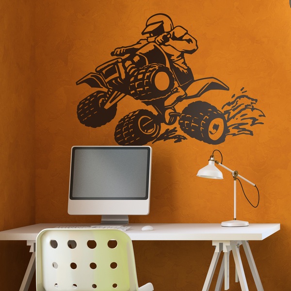 Wandtattoos: Quad auf zwei Rädern