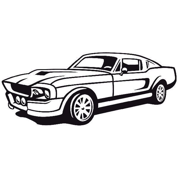 Wandtattoos: Ford Mustang Shelby