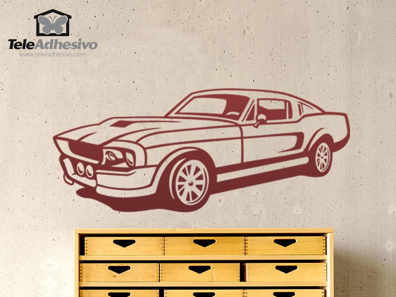 Wandtattoos: Ford Mustang Shelby