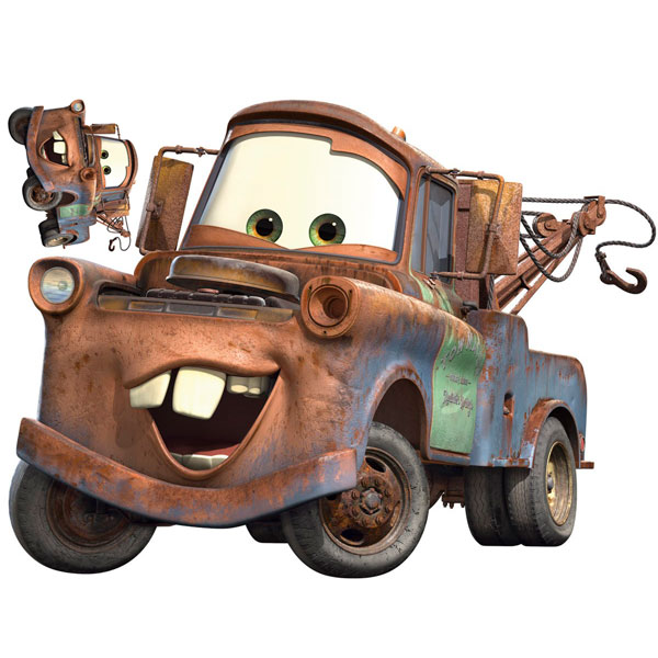 Kinderzimmer Wandtattoo: Tow Mater Pixar Cars