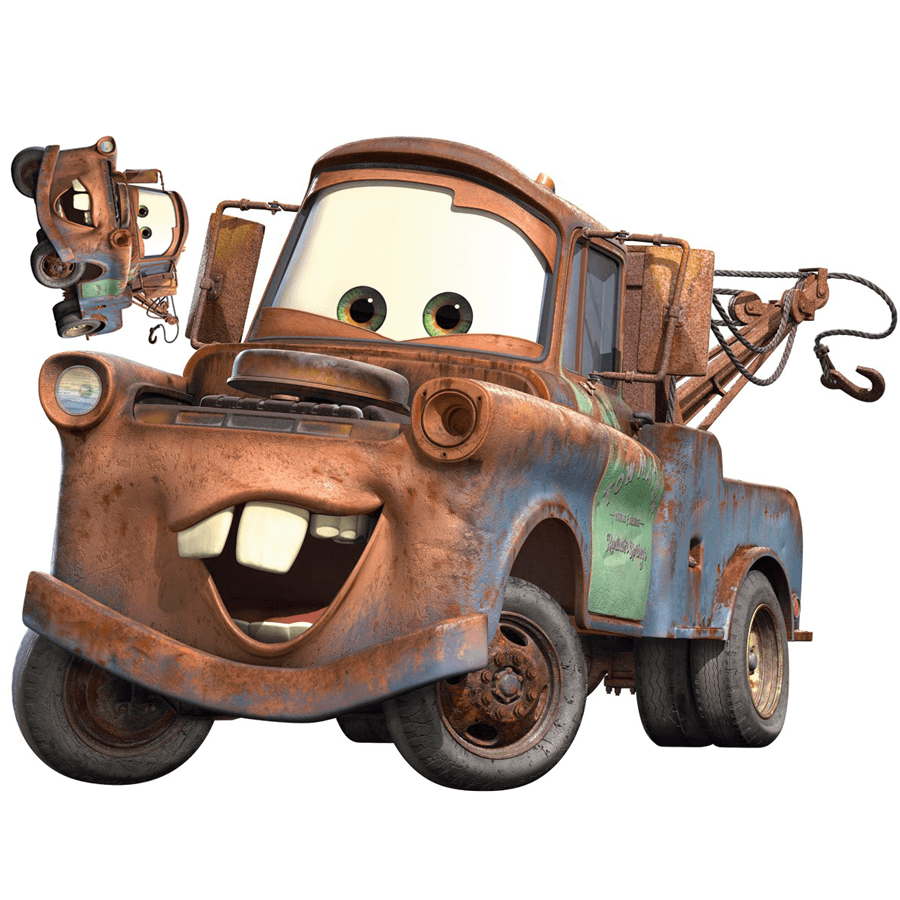 Kinderzimmer Wandtattoo: Tow Mater Pixar Cars