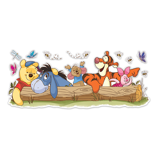 Kinderzimmer Wandtattoo: Winnie the Pooh und ihre Freunde
