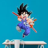 Kinderzimmer Wandtattoo: Dragon Ball Son Goku Und sein Zauberstab 3