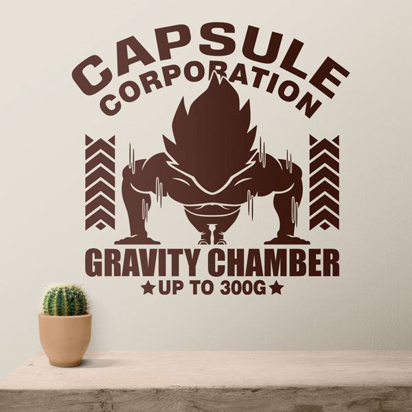 Kinderzimmer Wandtattoo: Dragon Ball Vegeta Capsule Corporation