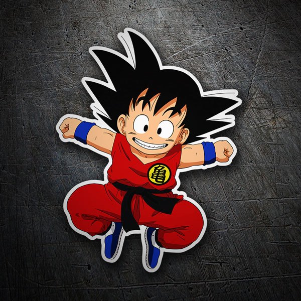 Kinderzimmer Wandtattoo: Dragon Ball Glückliches Goku