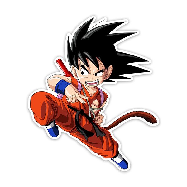 Kinderzimmer Wandtattoo: Dragon Ball Goku-Knie