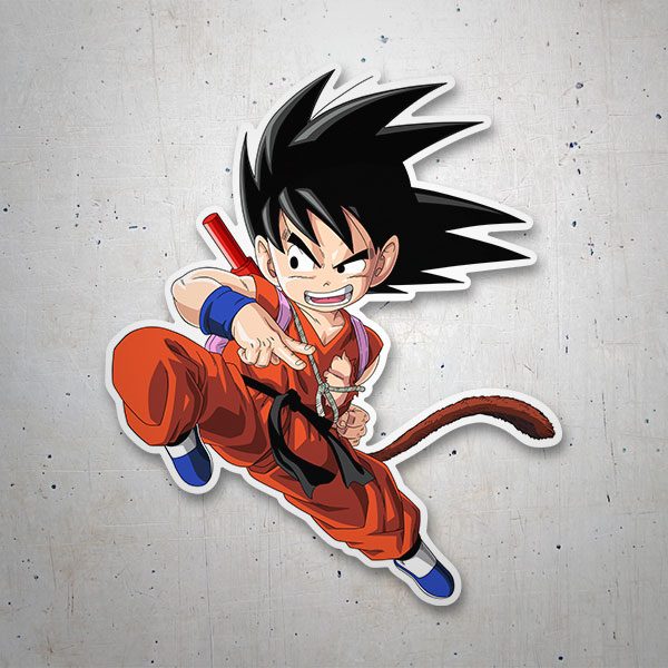 Kinderzimmer Wandtattoo: Dragon Ball Goku-Knie