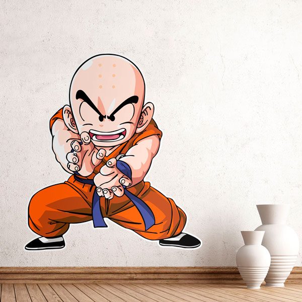 Kinderzimmer Wandtattoo: Dragon Ball Krilin Kame Hame Ha