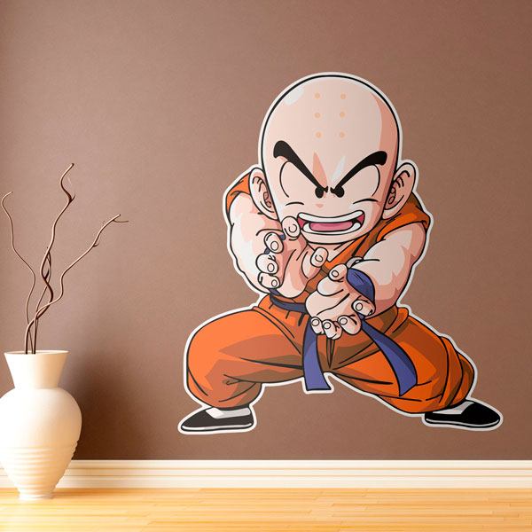 Kinderzimmer Wandtattoo: Dragon Ball Krilin Kame Hame Ha