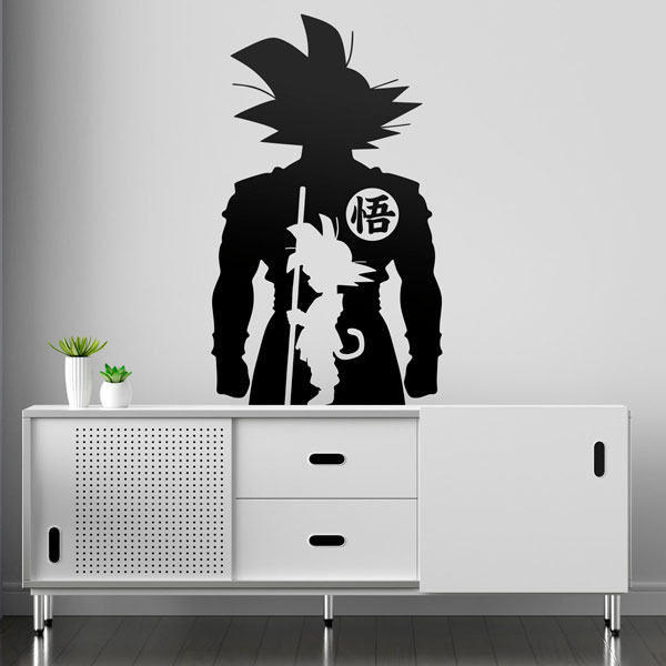 Kinderzimmer Wandtattoo: Dragon Ball Son Goku der Legendäre Krieger