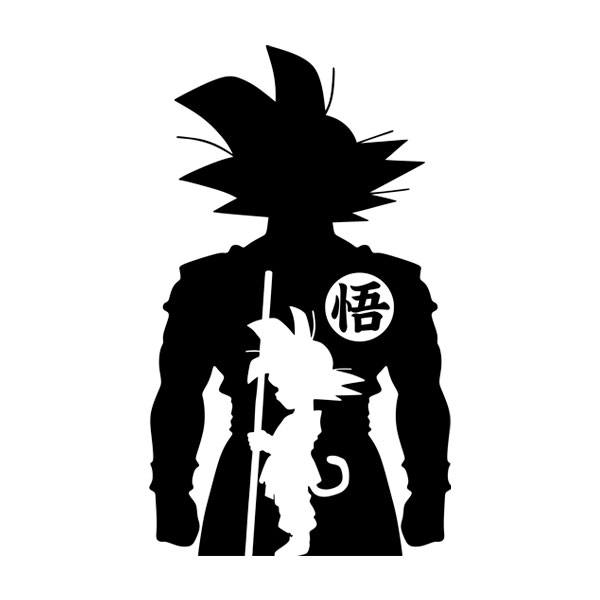 Kinderzimmer Wandtattoo: Dragon Ball Son Goku der Legendäre Krieger