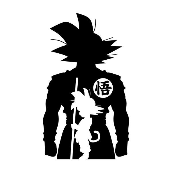 Kinderzimmer Wandtattoo: Dragon Ball Son Goku der Legendäre Krieger