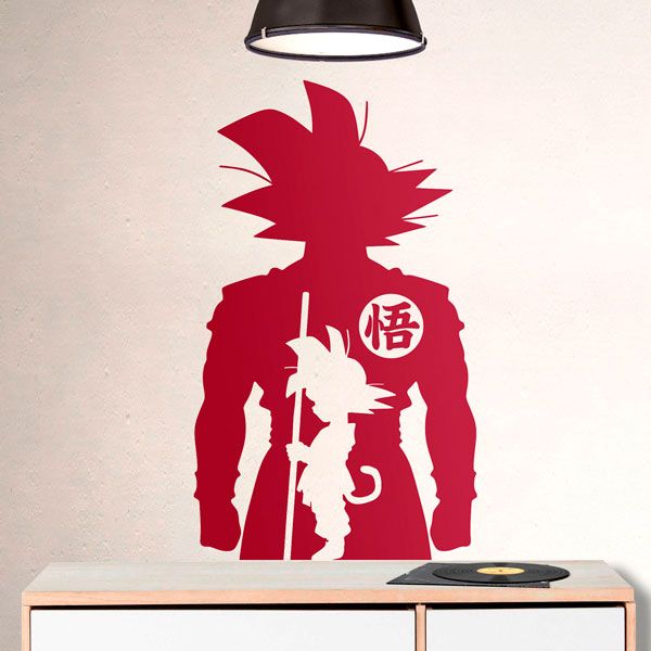Kinderzimmer Wandtattoo: Dragon Ball Son Goku der Legendäre Krieger