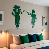 Kinderzimmer Wandtattoo: Dragon Ball Son Goku und Vegeta 12