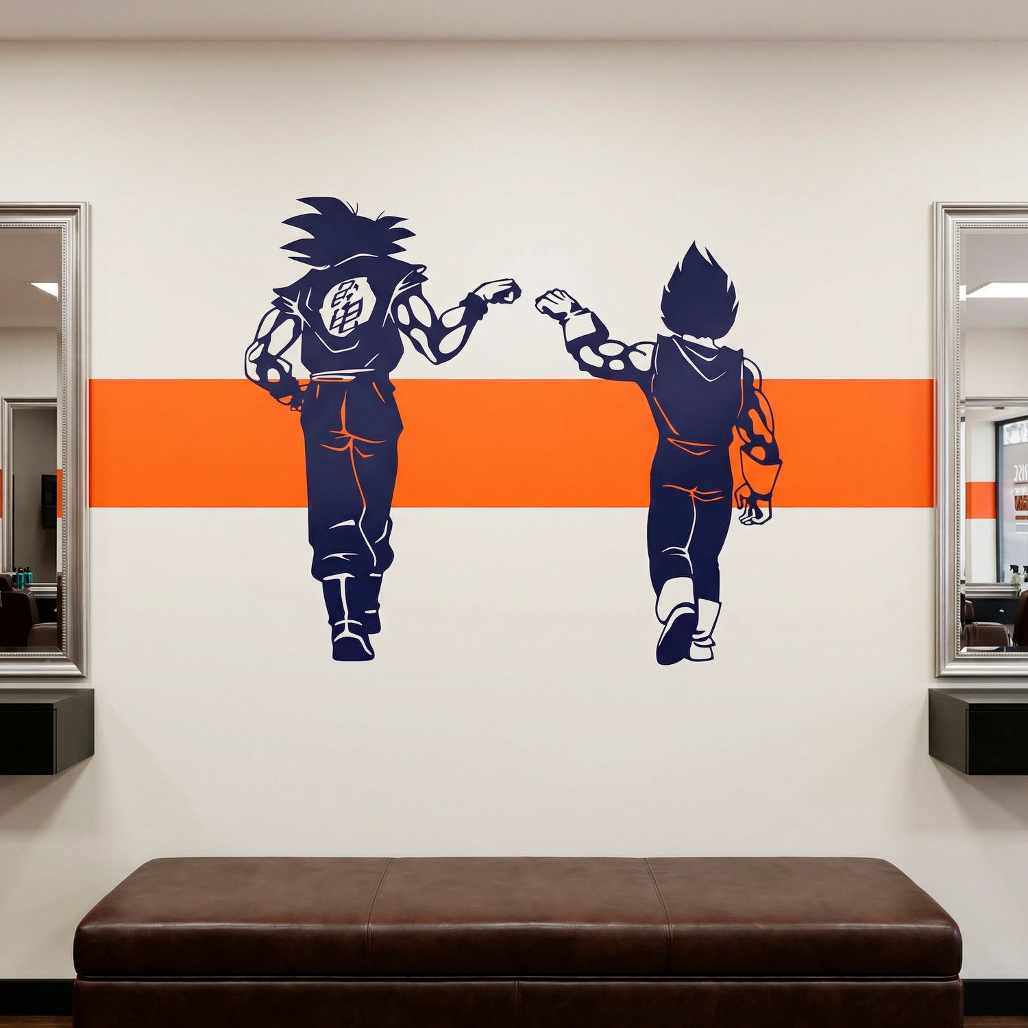 Kinderzimmer Wandtattoo: Dragon Ball Son Goku und Vegeta