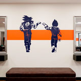 Kinderzimmer Wandtattoo: Dragon Ball Son Goku und Vegeta 21