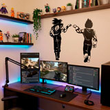 Kinderzimmer Wandtattoo: Dragon Ball Son Goku und Vegeta 5
