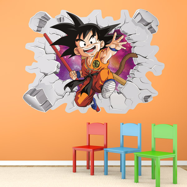 Kinderzimmer Wandtattoo: Dragon Ball Son Goku Kind