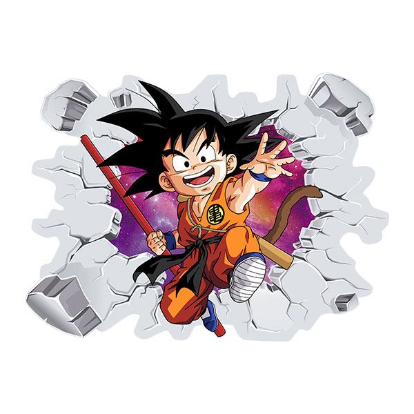 Kinderzimmer Wandtattoo: Dragon Ball Son Goku Kind