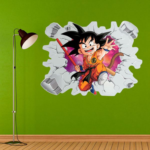 Kinderzimmer Wandtattoo: Dragon Ball Son Goku Kind