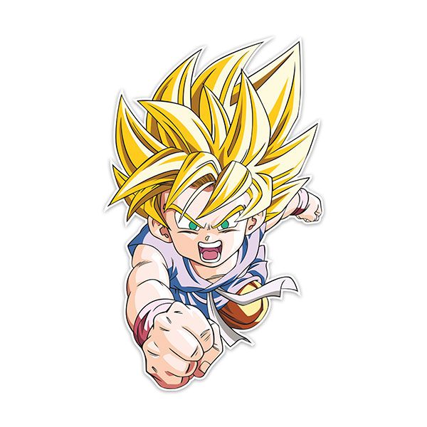 Kinderzimmer Wandtattoo: Dragon Ball Son Goku GT Saiyan