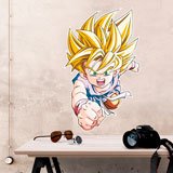 Kinderzimmer Wandtattoo: Dragon Ball Son Goku GT Saiyan 3