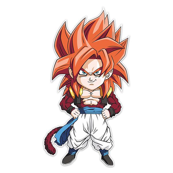 Kinderzimmer Wandtattoo: Dragon Ball Supersaiyan Gogeta Zeichentrickfilm 4