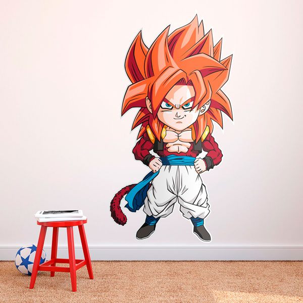 Kinderzimmer Wandtattoo: Dragon Ball Supersaiyan Gogeta Zeichentrickfilm 4