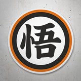 Aufkleber: Dragon Ball Kanji Go Weisheit II 3
