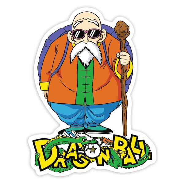Aufkleber: Meister Roshi