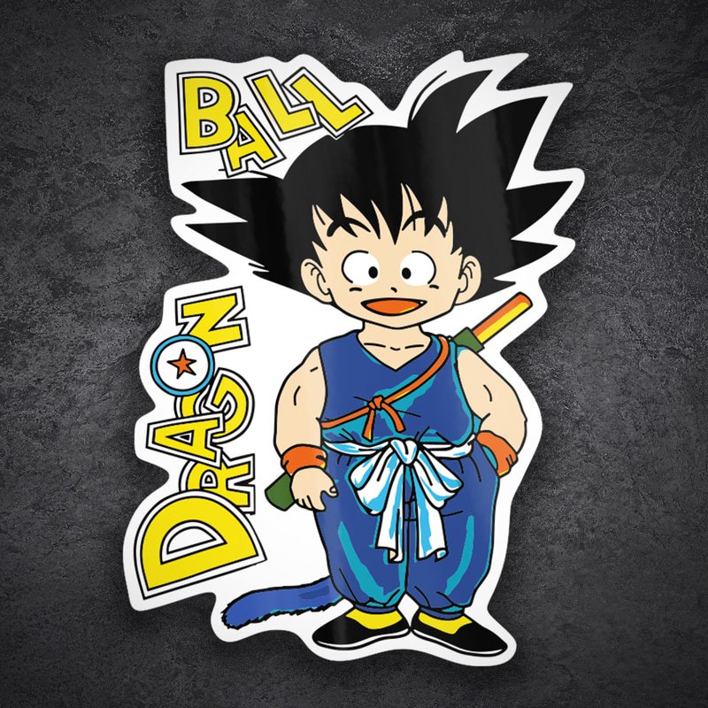 Aufkleber: Son-Goku Kind Power-Pole