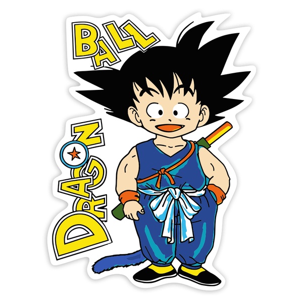 Aufkleber: Son-Goku Kind Power-Pole