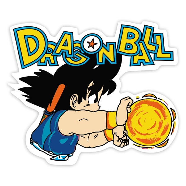Aufkleber: Son-Goku (Kind) Kamehameha