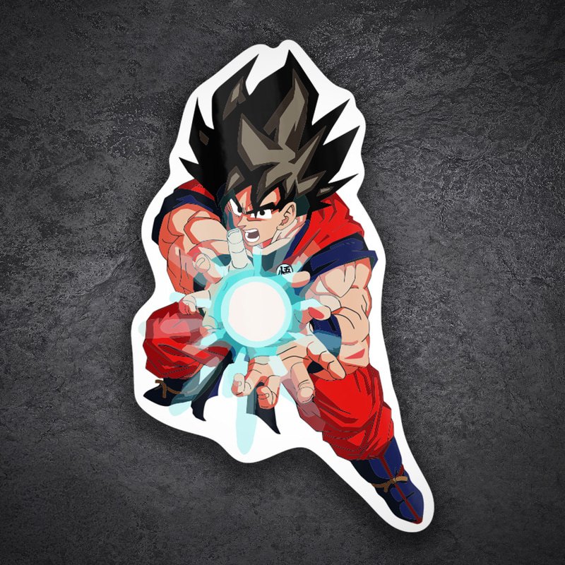 Aufkleber: Son-Goku Kamehameha