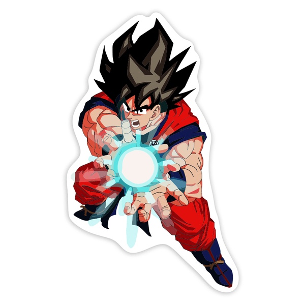Aufkleber: Son-Goku Kamehameha