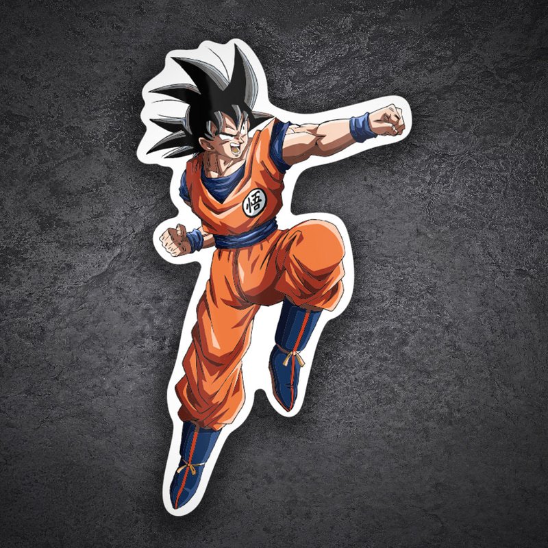 Aufkleber: Son-Goku Fliegender Schlag