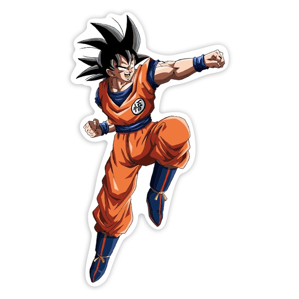 Aufkleber: Son-Goku Fliegender Schlag