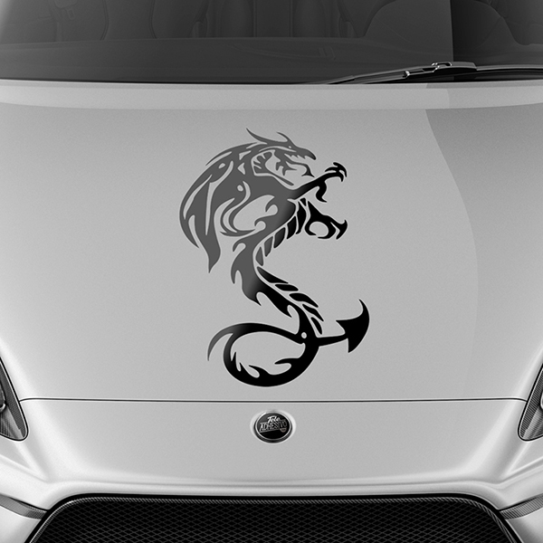 Aufkleber: Tribal-Drache