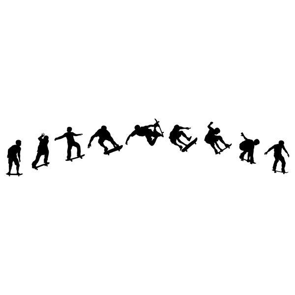 Wandtattoos: Evolution Skate Flip