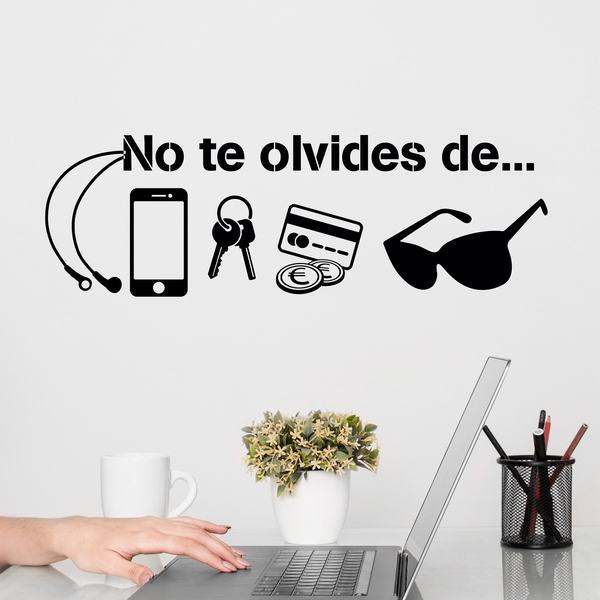 Wandtattoos: No te olvides de...