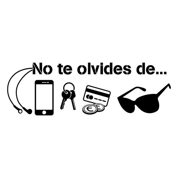 Wandtattoos: No te olvides de...