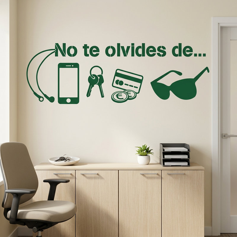 Wandtattoos: No te olvides de...