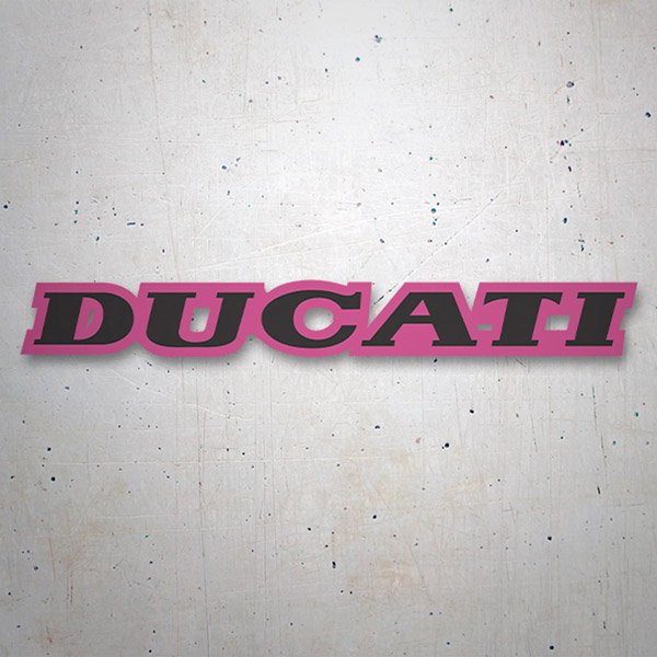Aufkleber: Ducati schwarz und lila