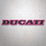 Aufkleber: Ducati schwarz und lila 3