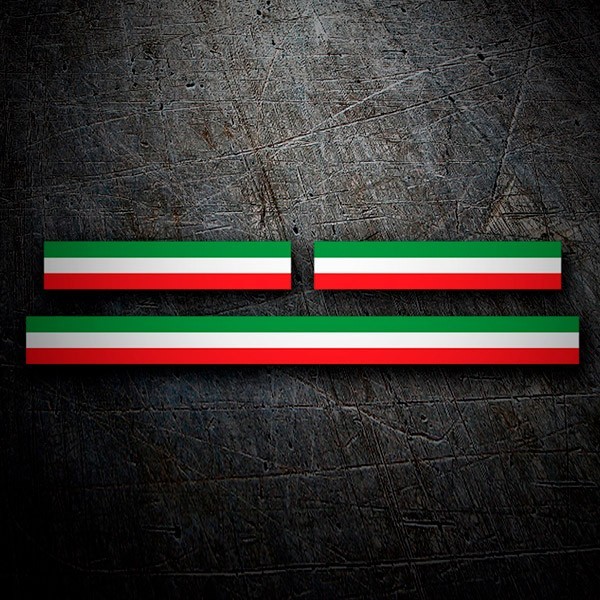 Aufkleber: Ducati Italienische Flaggen