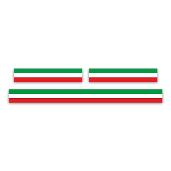 Aufkleber: Kit Ducati Italienische Flaggen