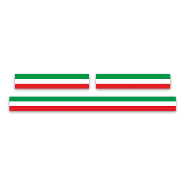 Aufkleber: Kit Ducati Italienische Flaggen