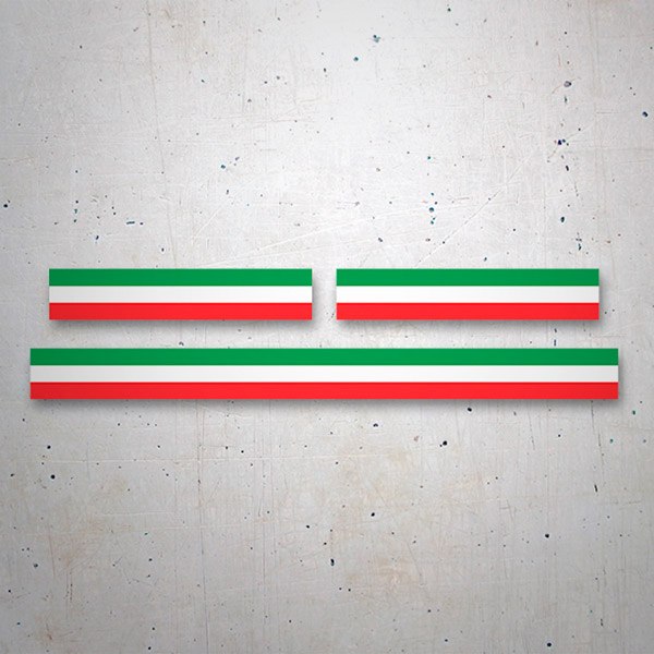 Aufkleber: Ducati Italienische Flaggen