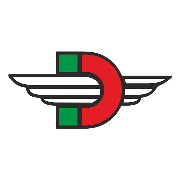 Aufkleber: Ducati-Schild